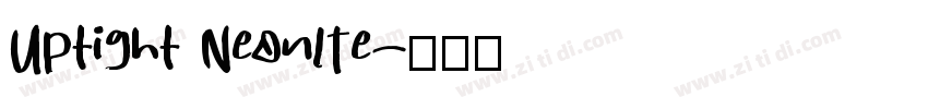 Uptight NeonlTe字体转换